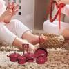 1:12 Scale Mini Cookware Set for Dollhouse Kitchen Play and Diorama, red view 4