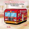 Dolanus Fire Truck Play Tent Pop up for Kids Age 3, Playhouse Toys for 3 4 5 Kid Years Old Toddlers Boys Girls, Indoor Outdoor Firetruck Toy, Birthday Gifts for 3+ Year Old Baby view 4