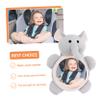 HAPINARY Shatterproof Acrylic Rear View Car Mirror for Safety Cartoon Animal Design Construction Easy Installation for Backseat Observation view 3