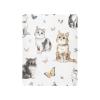 KEEPREAL Fitted Crib Sheets for Boys Girls, Soft Breathable Comfortable Cute Cats Baby Sheet Set, Crib Sheets Fits Standard Crib and Toddler Mattress#20 view 1