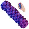 ZyCooom Little Ouchies Spiky Pain Stim Rotation Dual-End, Larger Size Pointed Sensory Pocket Toy Adults for Stress & Anxiety & Focus Relief, Novelty Gift for Friends/Coworkers-Blue/Purple view 1