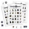 Haunted House Bingo Game Cards, Halloween Party Games, Halloween Party Game Decor, Haunted House Games, Bingo Sets for Adults Large Group, Ghost Theme Party Activity Supplies -A17 view 1