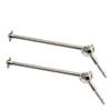 2pcs Metal Drive Shaft 10208 Driveshaft Upgrade Parts Compatible with 1 10 RC Car 10410B Accessories view 1