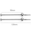 2pcs Metal Drive Shaft 10208 Driveshaft Upgrade Parts Compatible with 1 10 RC Car 10410B Accessories view 2