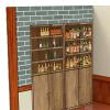1:12 Figures Background Backdrop Collection Storage Model Scene Show for Action Figures Diecast Car Scene 215x215mm, Bar view 2