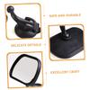 BESPORTBLE Car Rearview Safety Mirror with Strong Suction Cup Wide Angle Rear View Mirror for Car Interior Easy Install for Monitoring view 3