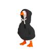 7 Inch Desk Goose Outfits Red Hoodies Tabletop Goose Accessory Mini Porch Goose Costume Magnetic Goose Statue Key Holder Clothes for Table Decor (Black) view 1