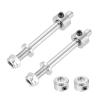 MECCANIXITY 3/16 Inch Diameter x 1.7 Inch Length 2 Set Landing Gear Axle Shaft Drive Axle with Nuts for RC Airplane view 1