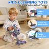 Kids Vacuum That Really Works, 3-in-1 Kids Cleaning Toy Set for 3 4 5 6 7+ Year Old Toddler Pretend Play Toys Vacuum Cleaner with Real Suction Birthday for Boys Girls Ages 3-5 4-8 view 2