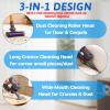 Kids Vacuum That Really Works, 3-in-1 Kids Cleaning Toy Set for 3 4 5 6 7+ Year Old Toddler Pretend Play Toys Vacuum Cleaner with Real Suction Birthday for Boys Girls Ages 3-5 4-8 view 3