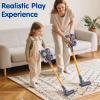 Kids Vacuum That Really Works, 3-in-1 Kids Cleaning Toy Set for 3 4 5 6 7+ Year Old Toddler Pretend Play Toys Vacuum Cleaner with Real Suction Birthday for Boys Girls Ages 3-5 4-8 view 4