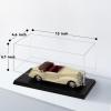 1:18 No Assembly Diecast Display Case with Plastic Base - Acrylic Model Car Display Boxes - Dustproof Showcase for Collectibles Memorabilia (1, 1:18) view 2