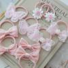 10Pcs Cute Children's Hair Rubber Band, Trendy Handmade Elastic Headwear, Hair Band Accessory For Girls view 4