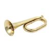 TTETTZ Cavalry Trumpet Western Winds Instrument Musical Instrument Brass Bugle Blowing Bugle for Band Beginner Cavalry Kids Children, Gold view 1