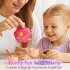 Lajeje Toddler Tea Party Set for Girls Ages 3-5, 23-Piece Pretend Play Tea Set for Kids with Teapot, Cups, Plates & Desserts, Perfect Size for Little Hands, Birthday for Girls view 2