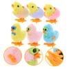 Beaupretty 6pcs Wind Up Chicken for Small Adorable Cartoon Clockwork Walking Easter Party Favors and Christmas Party Novelty Gifts Easy to Grasp Fun view 2