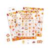 Thanksgiving Bingo Game Cards, Pumpkin Party Games, Thanksgiving Party Game Decor, Fall Holiday Games, Bingo Sets for Adults Large Group, Fall Theme Party Activity Supplies -A18 view 1