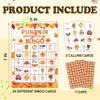 Thanksgiving Bingo Game Cards, Pumpkin Party Games, Thanksgiving Party Game Decor, Fall Holiday Games, Bingo Sets for Adults Large Group, Fall Theme Party Activity Supplies -A18 view 2