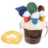 Beaupretty Childrens Beach Sand Digging Tools with Shovel Bucket for Beaches Parks and Backyards Safe Rounded Edges No Scratch Random Color Random Color view 1