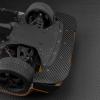 1/7th RC Carbon Fiber Front Chassis for ARRMA 1/7 Infraction 6S BLX,Felongy 6S,Limitless F1 Upgrade Parts view 3