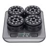 1.9 Carbon Fiber Beadlock Wheel Rims Compatible with 1 10 Scale RC Crawler Cars Compatible with Models Like VS4 10 H10 Optic DIY view 3