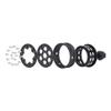 1.9 Carbon Fiber Beadlock Wheel Rims Compatible with 1 10 Scale RC Crawler Cars Compatible with Models Like VS4 10 H10 Optic DIY view 4