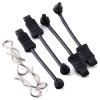 Body Shell Clip Pin Set W/Flexible Rubber Base Shell Buckle R Type Pin for 1/8 1/10 RC Car 4Pcs view 2