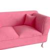 1/6 Dollhouse Sofa Miniature Furniture for 12inch Dolls Life Scene Supply Accessories, Two Person Sofa view 2