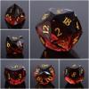 Crystal Amethyst Polyhedral Dice Set for DND (7-Piece) - Hand-Polished Gemstone Gaming Dice for Dungeons and Dragons & Tabletop RPGs, with Gift Case view 3