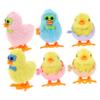 Abaodam 6pcs Easter Wind Up Chicken Small Cartoon Walking Party Favors for Birthday Gift view 1