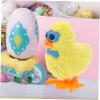 Abaodam 6pcs Easter Wind Up Chicken Small Cartoon Walking Party Favors for Birthday Gift view 3
