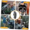 Abaodam Insulated Milk Bottle Thermal Bag Portable Bottle Storage Pouch with Zipper for Travel and Daycare Cooler Bag with Stroller Handle Attachment Gray view 4