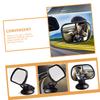 Beaupretty Safety Car Rearview Mirror with Strong Suction Cup Rotatable Backseat Mirror for Heat Resistant Material Wide Viewing Angle for Monitoring view 2