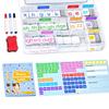 JoyCat 265 Phonics Magnetic Letter Tiles with 3 Word Folder - Hooked on Phonics Set Storage Case, Letter Sound Alphabet Letters, Preschool Pre k Classroom Materials view 1