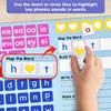 JoyCat 265 Phonics Magnetic Letter Tiles with 3 Word Folder - Hooked on Phonics Set Storage Case, Letter Sound Alphabet Letters, Preschool Pre k Classroom Materials view 3