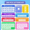 JoyCat 265 Phonics Magnetic Letter Tiles with 3 Word Folder - Hooked on Phonics Set Storage Case, Letter Sound Alphabet Letters, Preschool Pre k Classroom Materials view 4