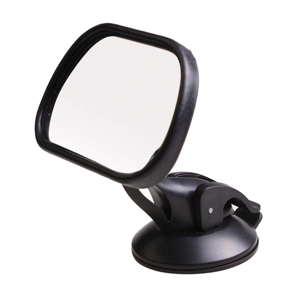 Toyvian Car Rearview Mirror with Strong Suction Cup Wide Angle Interior Safety Mirror for Auto Rear View and Easy to Install Shake Design for Rear Observation