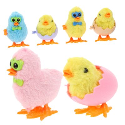 BESPORTBLE 6pcs Wind Up Chicken for Clockwork Walking with Adorable Cartoon Design Small Easy to Grasp Party Favors and Bag Fillers and Fun