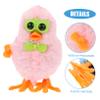 BESPORTBLE 6pcs Wind Up Chicken for Clockwork Walking with Adorable Cartoon Design Small Easy to Grasp Party Favors and Bag Fillers and Fun view 3