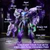 Resosese Transforming Toys Figures-Robot Toys for Boys, Action Figure for Kids Birthday Dinosaur Toys for Kids 5-14, ABS Metal Texture-Part of Alloy view 3