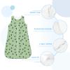 Muishi Black Animal Paw Prints Baby Wearable Blanket Infant Boys Girls Sleeping Bag for Newborn Unisex Baby Stuff Sleep Sack Suit M(6-12month) view 4