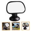 Abaodam Car Rearview Mirror Safety Auto Suction Cup Rear View Mirror for Rear Seat Wide Angle with Shatterproof Film and HD Reflection for Monitoring view 3