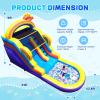 21FT Inflatable Water Slide for Adults / 100% PVC Commercial Bounce House Water Slide with Blower, Big Splash Pool, for Backyard, Park or Commercial Use,21x9x13 FT view 4