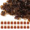100PCS Tiny Hair Clips for Girl,Mini Claw Clips for Women, 1cm Plastic Mini Claw Clips for Babies, Hair Accessories Non Slip Pins Hair Clamps,Designed for Thin Or Thick Hair,Good Gift(Coffee) view 1