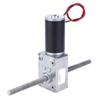 12V Dual Shaft Turbo Gear Motor M8 Thread High Torque Precision Metal Gearbox Speed Reduction Motor Lightweight Compact Design for DIY Robotics Projects (Speed Reduction Ratio 100) view 1
