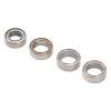 4PCS RC Car Ball Bearing Steel Bearing Set High Performance Precision Ball Bearings for SCY 16101 16102 16103 16201 1/16 Remote Control Car Silver Color Durable and Smooth view 2