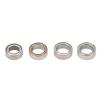 4PCS RC Car Ball Bearing Steel Bearing Set High Performance Precision Ball Bearings for SCY 16101 16102 16103 16201 1/16 Remote Control Car Silver Color Durable and Smooth view 4