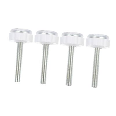 Totority 4pcs Pressure Mounted Gate Spindle Rods Adapter Bolts for Pet Safety Gates and Easy No Tool Installation for Stairs and Doorframes