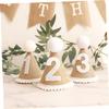 BESPORTBLE Linen Birthday Party Hat for Creative Adorable Headwear for Babys Birthday Photo Prop and Boys and Celebrations view 3
