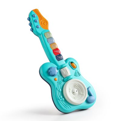 Didklom Children's Guitar Piano Learning Toy, 4-in-1 Educational Gift, with Touch Strings, Suitable for Children of 18 Months, Suitable for Boys and Girls